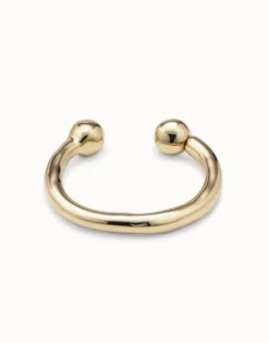 Bangle bracelet with double ball