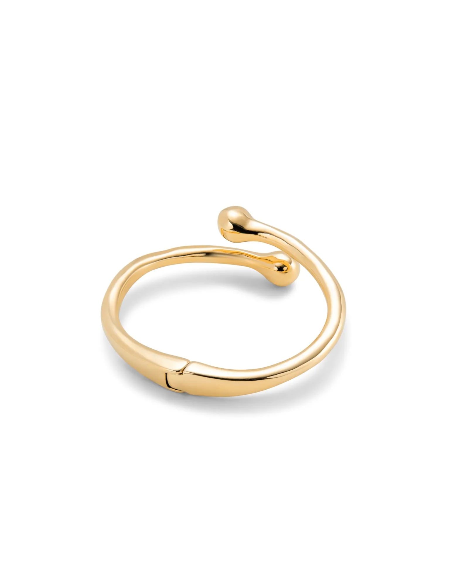 Bangle bracelet with inner spring