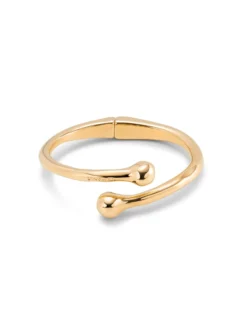 Bangle bracelet with inner spring
