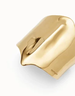 Bangle bracelet with manta ray structure