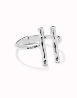 Bangle bracelet with two long tubes