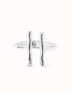 Bangle bracelet with two long tubes