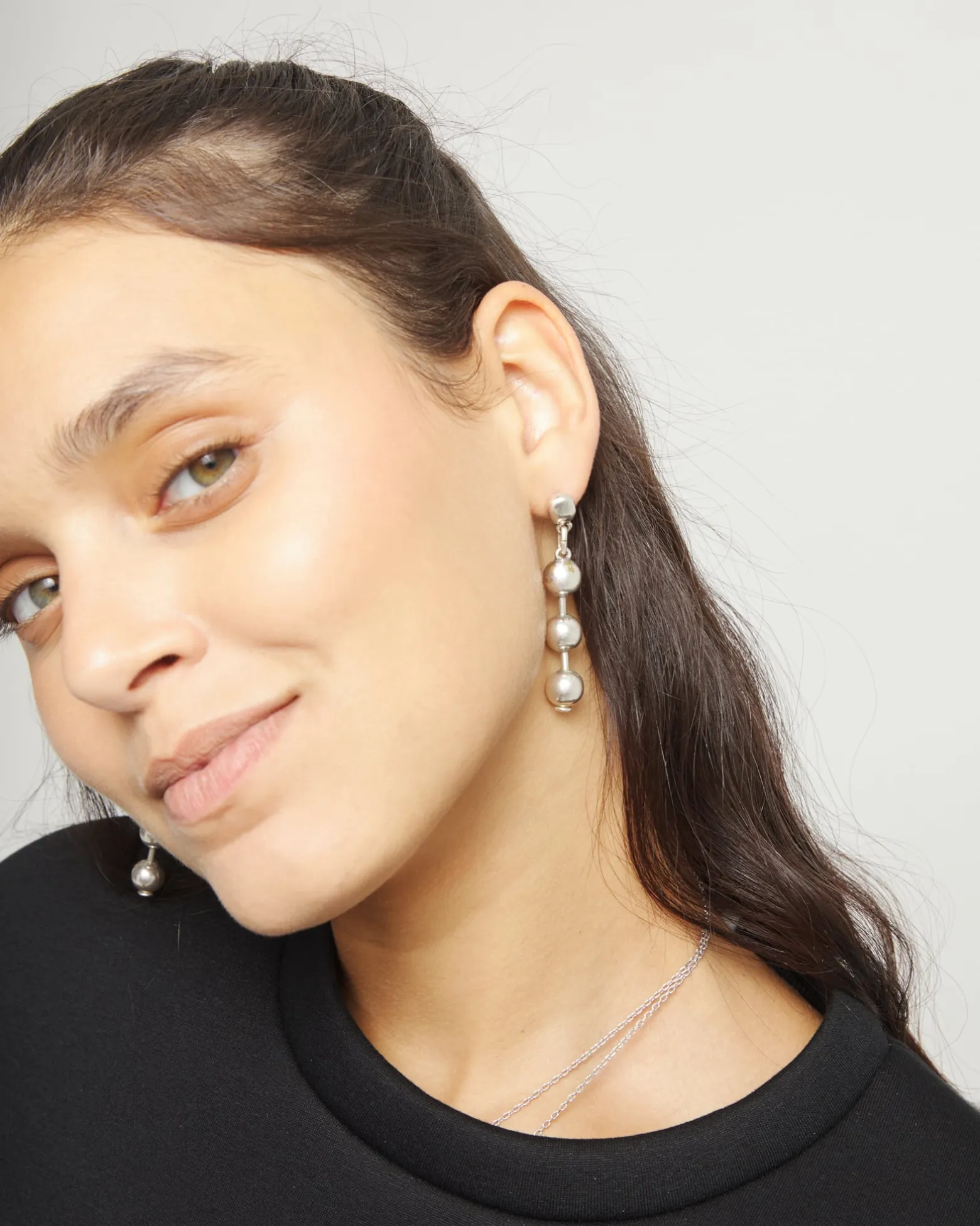 Bead drop earrings