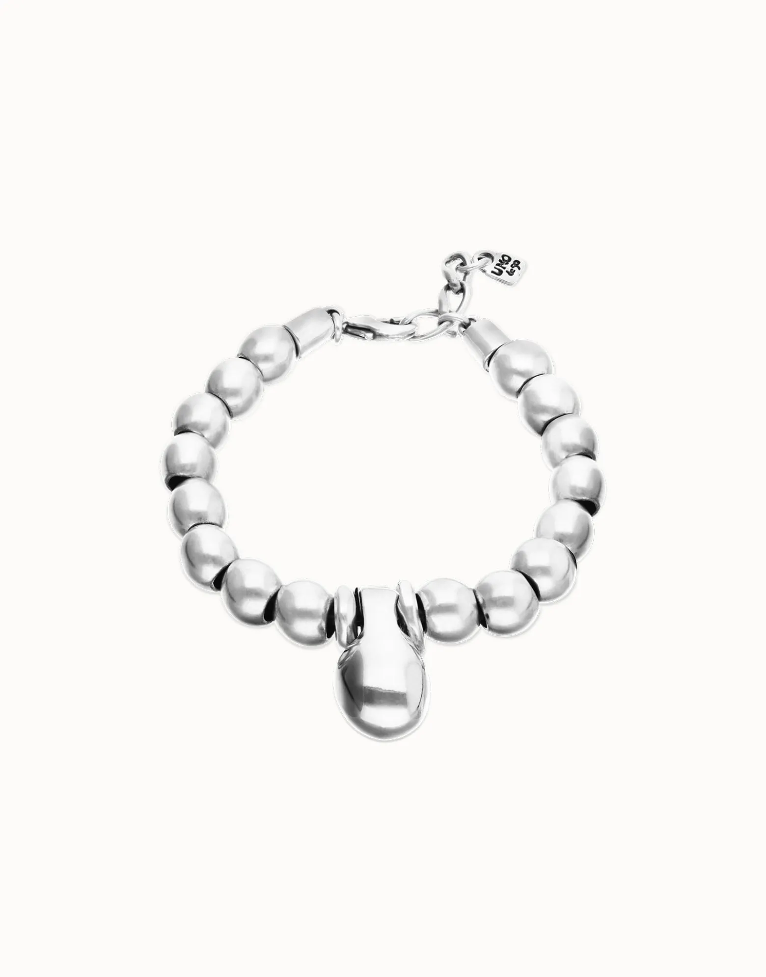 Beaded bracelet with small and large beads