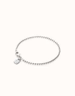 Beaded chain charm bracelet