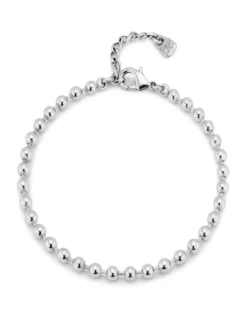 Beaded charm anklet