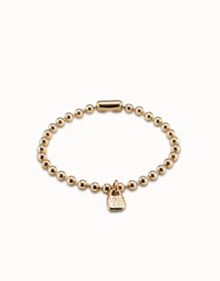 Beaded charm bracelet