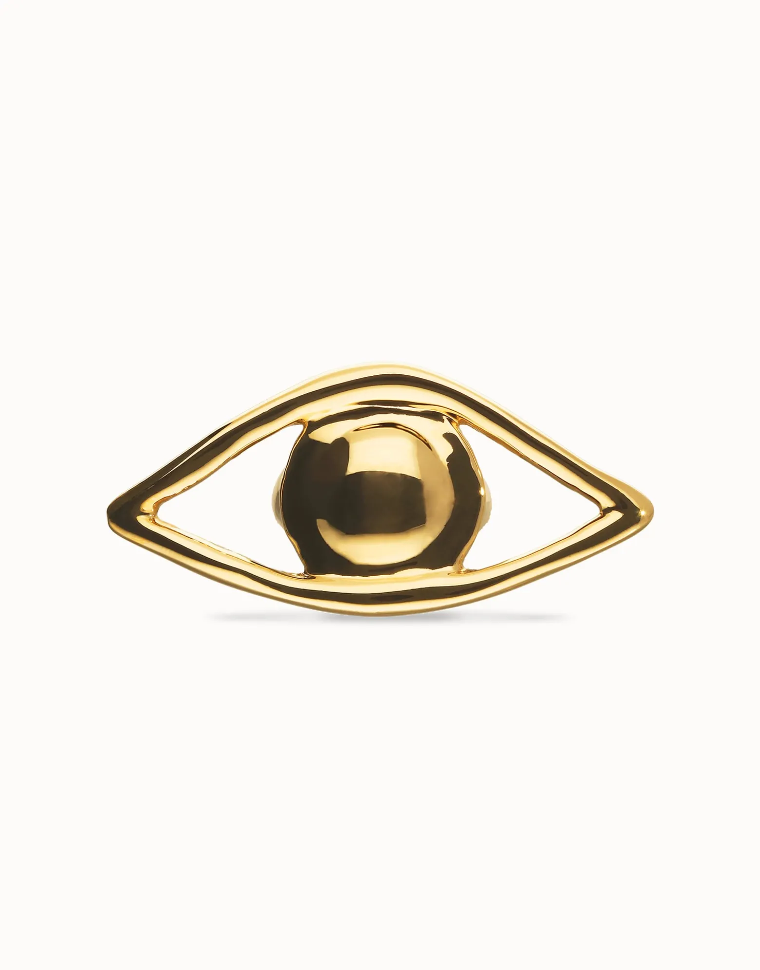Big eye-shaped ring