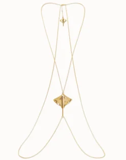 Body chain with manta ray