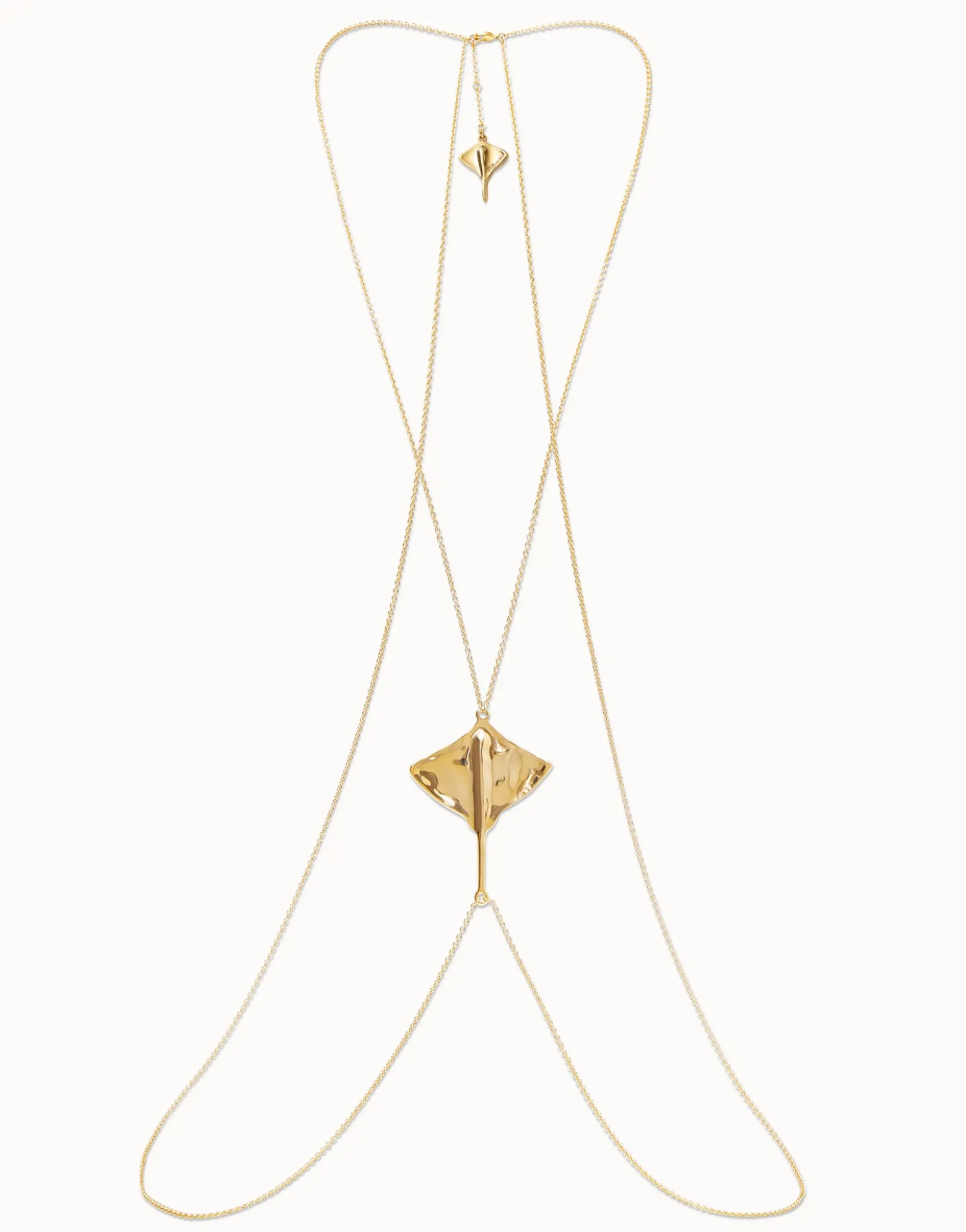 Body chain with manta ray