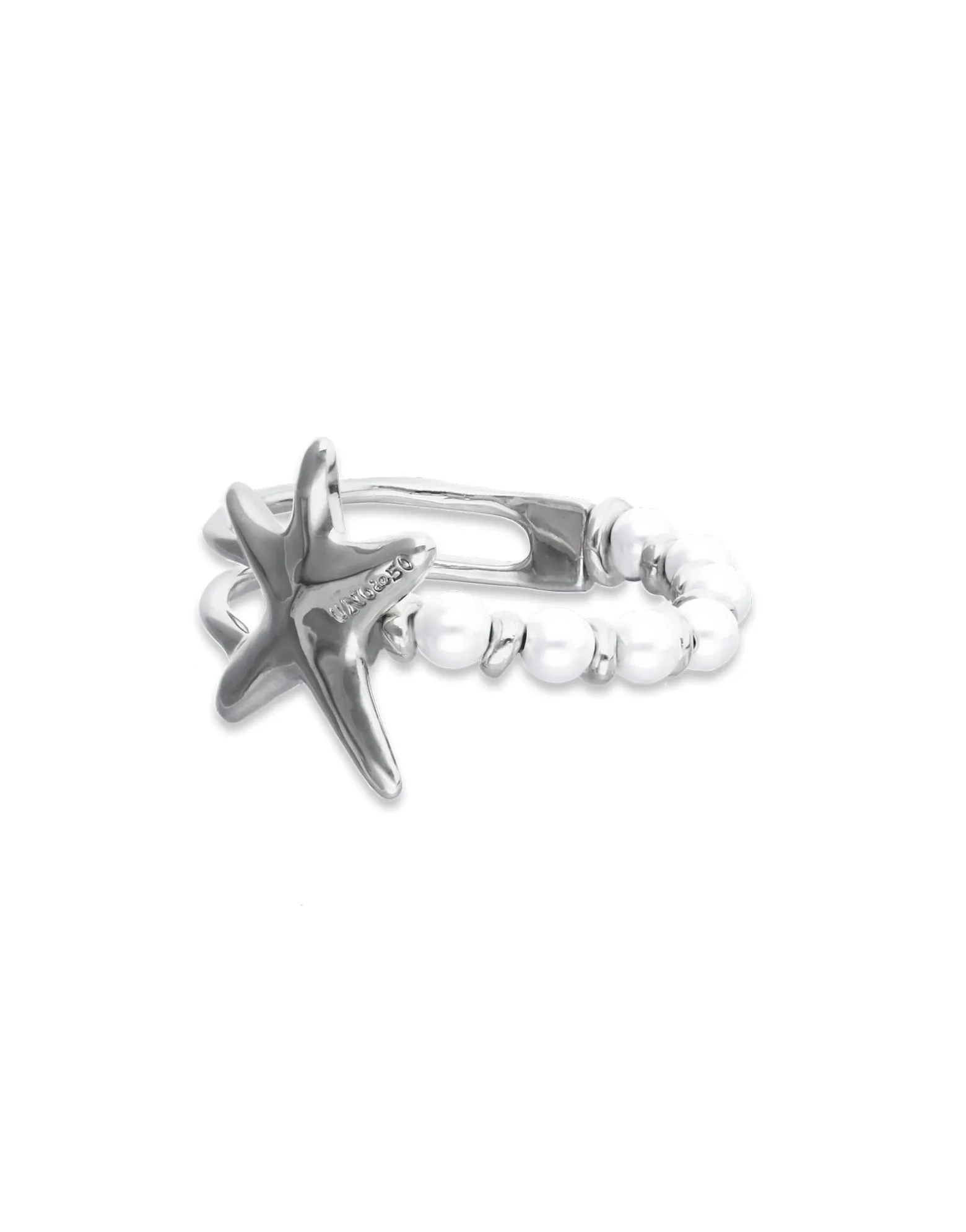 Bracelet with pearls and starfish
