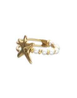 Bracelet with pearls and starfish