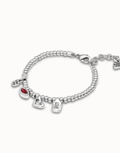 Bracelet with red crystal