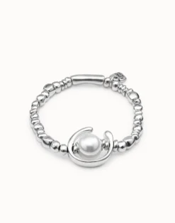 Bracelet with white pearl