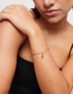 Charm chain bracelet