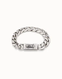 Cuban curb link chain bracelet