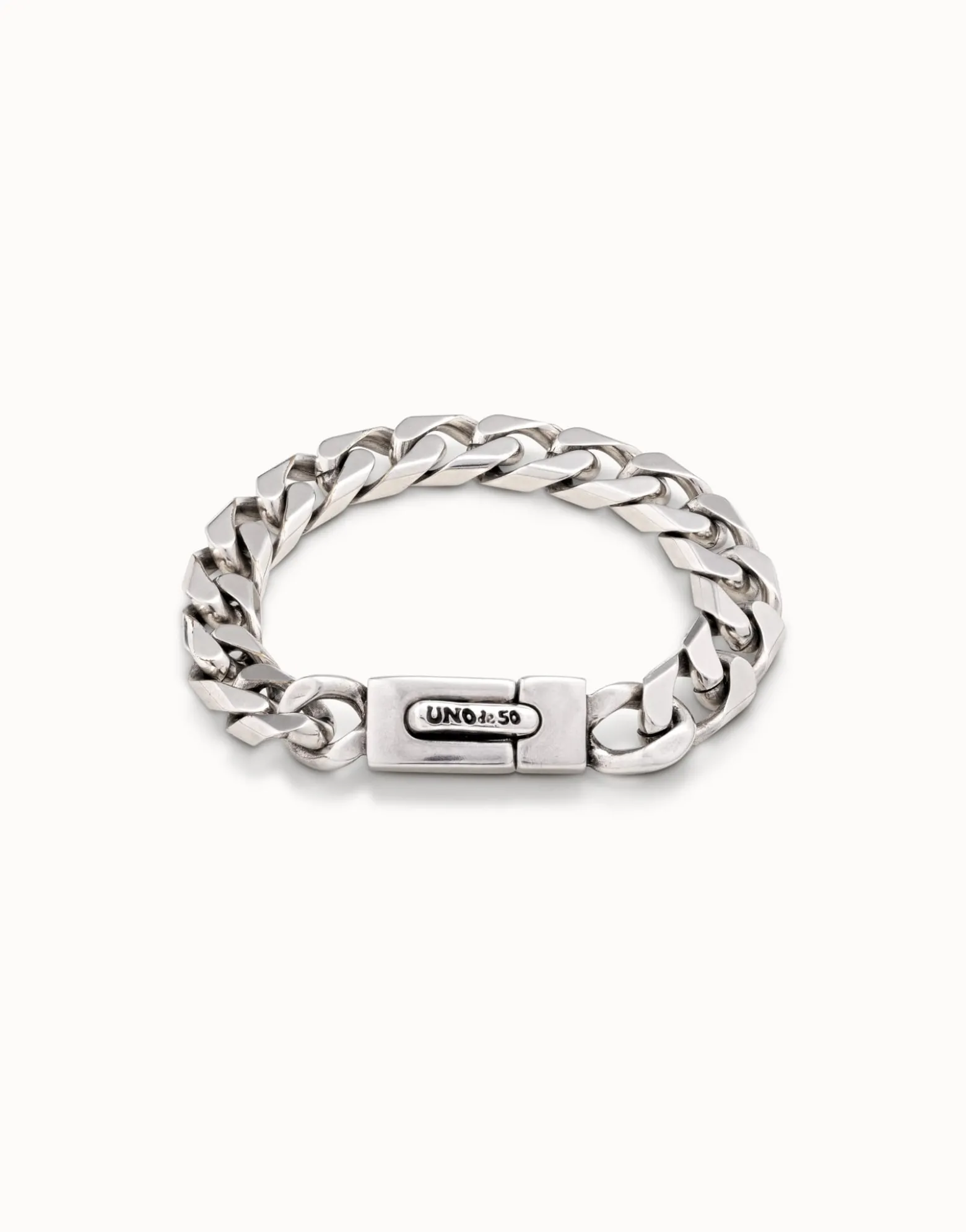 Cuban curb link chain bracelet