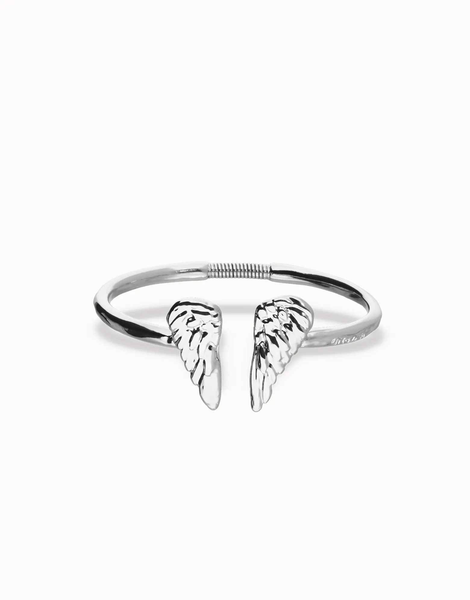 Cuff bracelet with wing detail