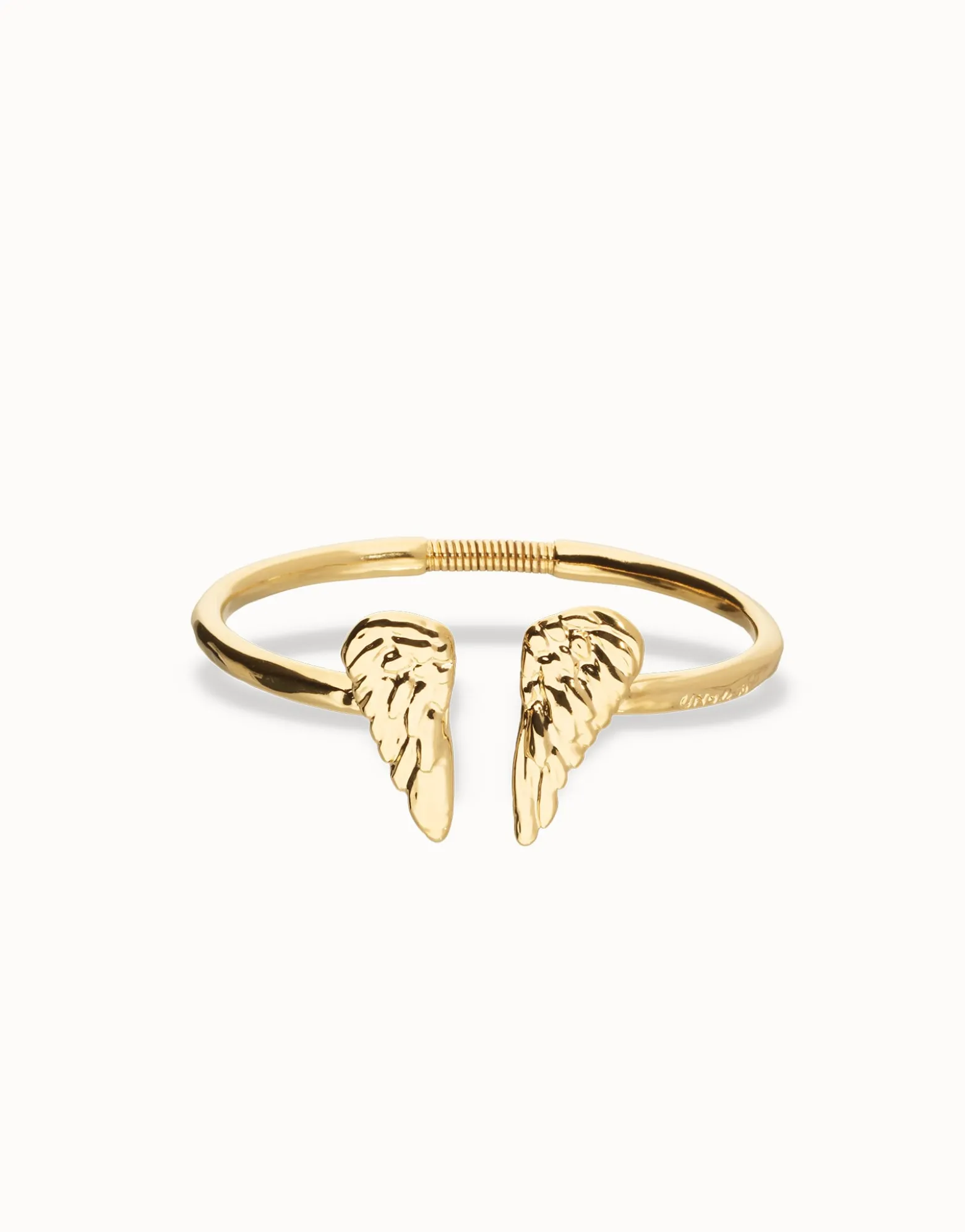 Cuff bracelet with wing detail