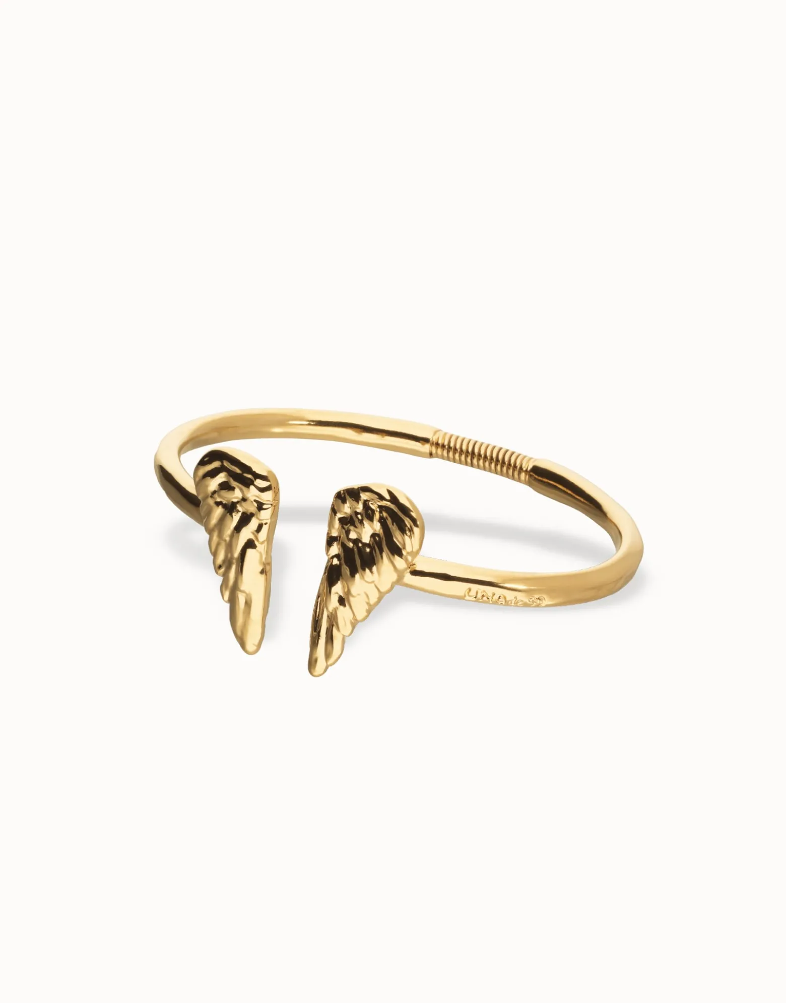 Cuff bracelet with wing detail