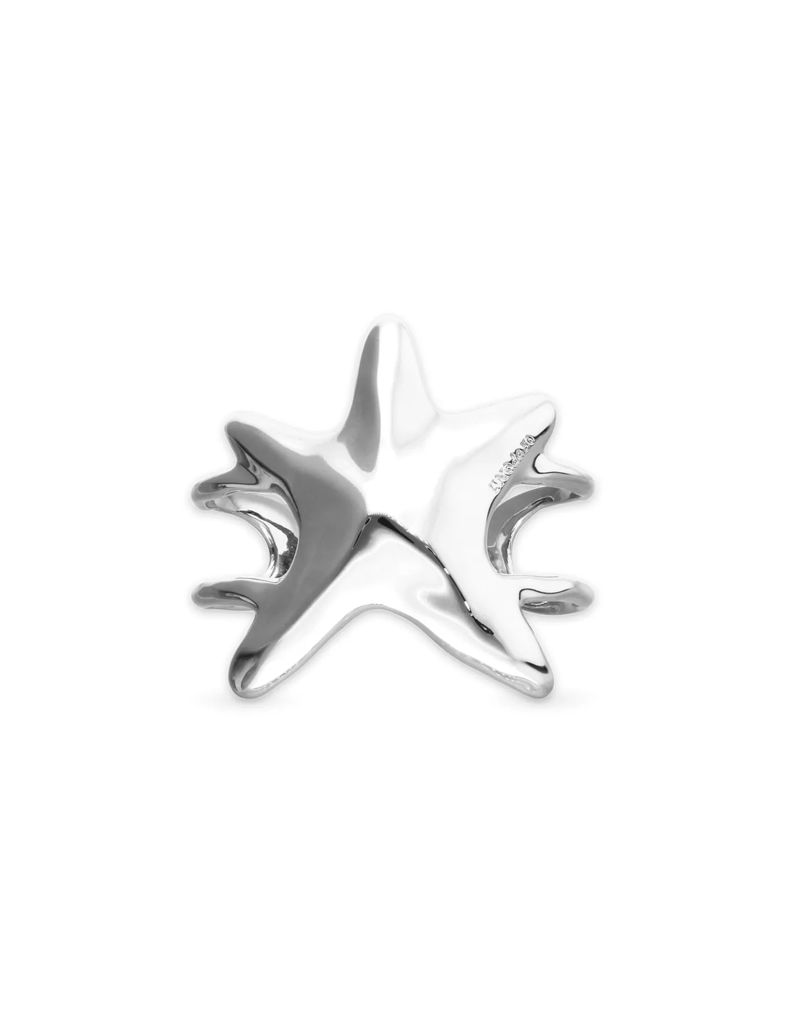 Doble bangle bracelet with starfish