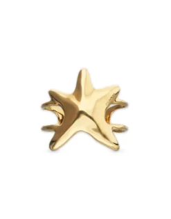 Doble bangle bracelet with starfish