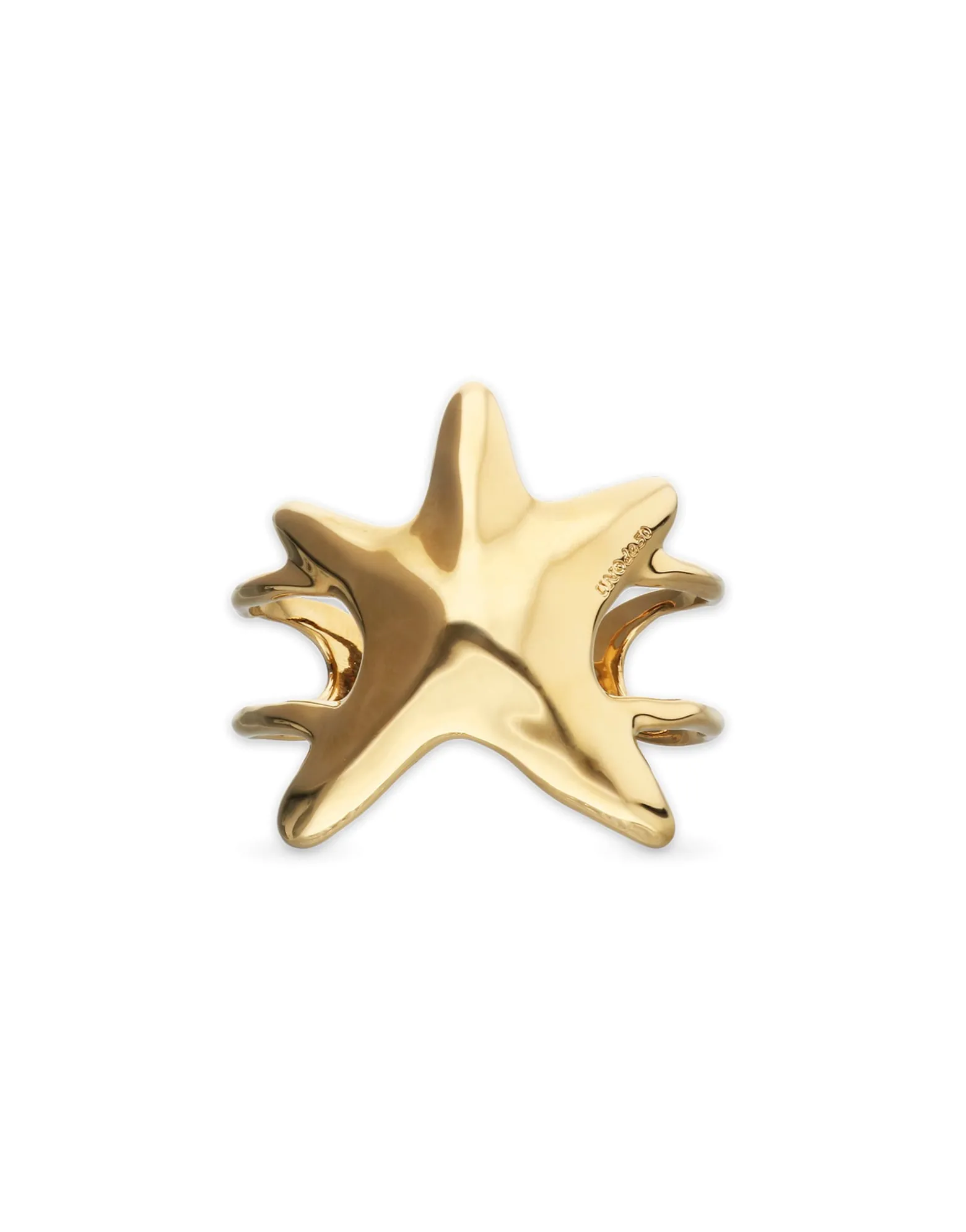 Doble bangle bracelet with starfish