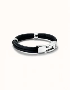Double strand leather bracelet