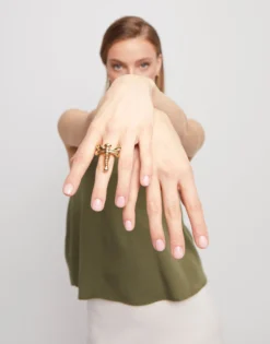 Dragonfly shape ring