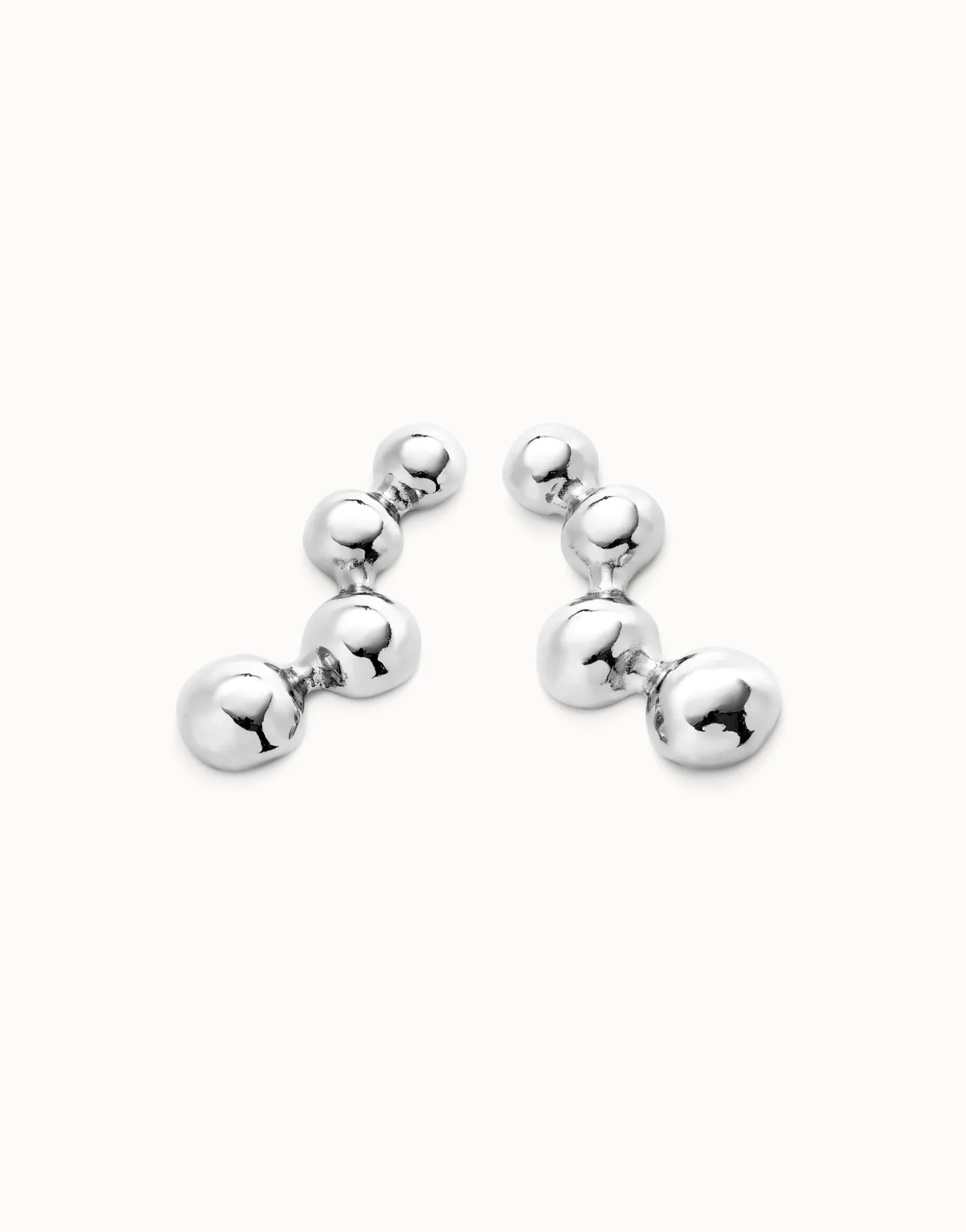 Drop earrings with beads