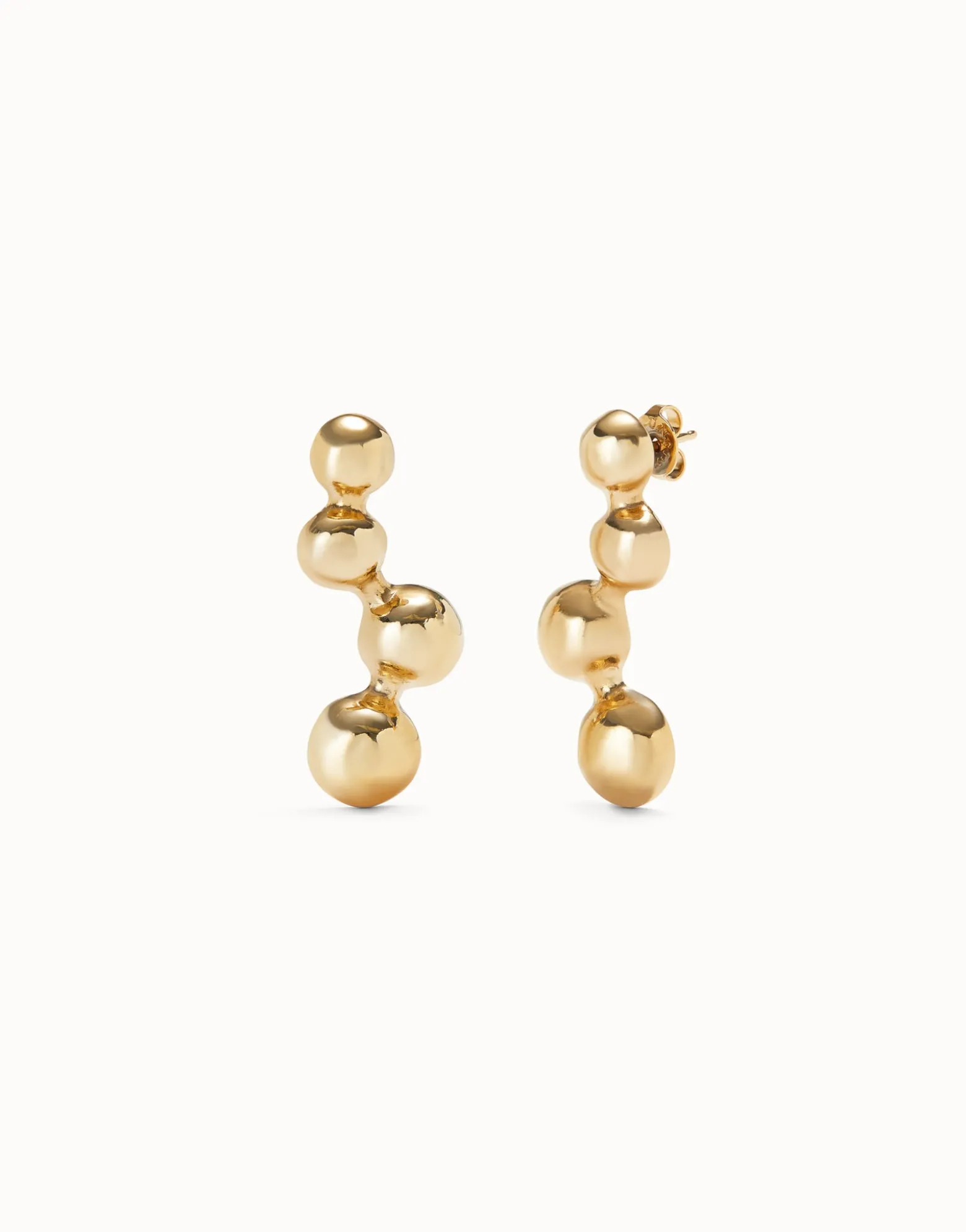 Drop earrings with beads