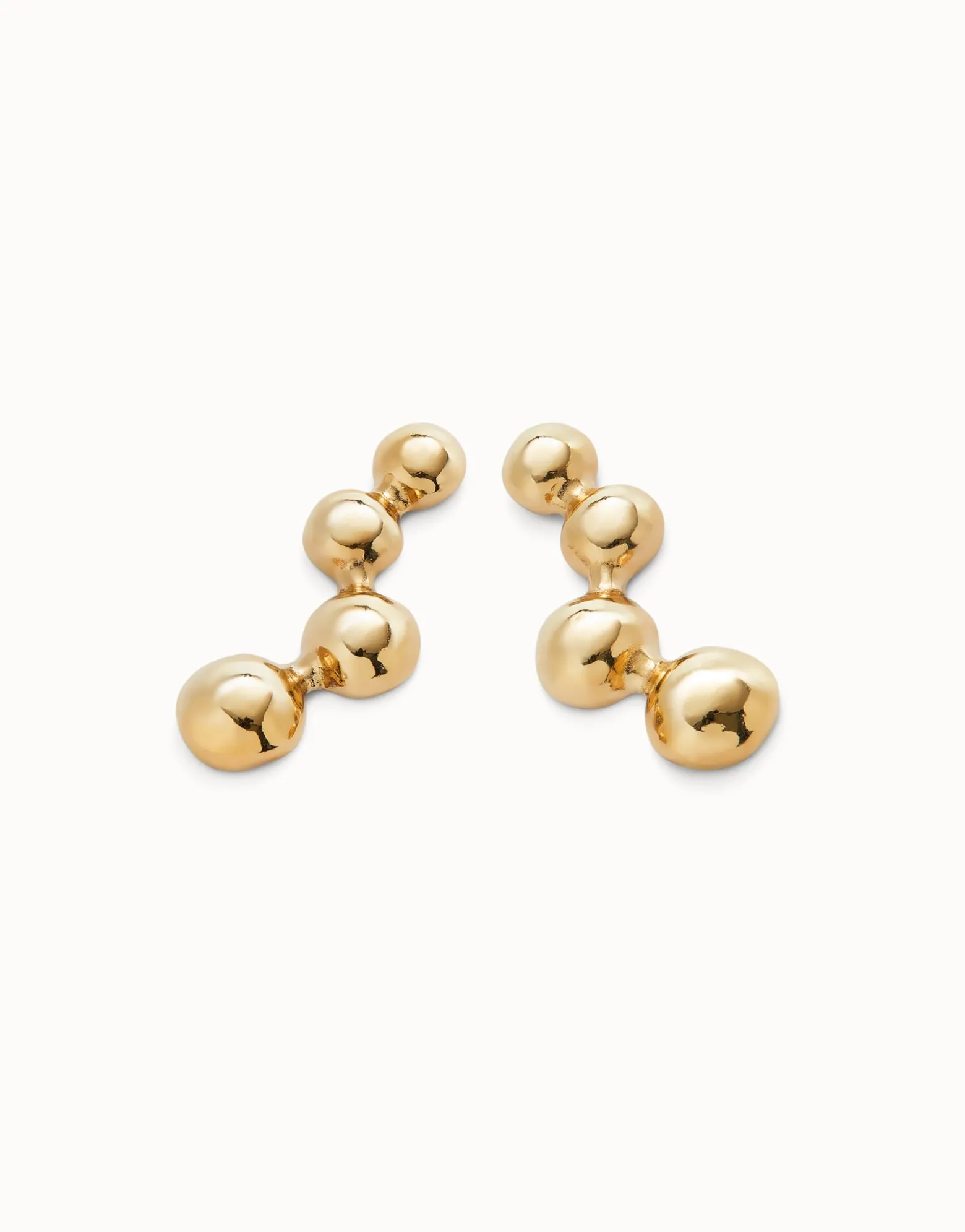 Drop earrings with beads