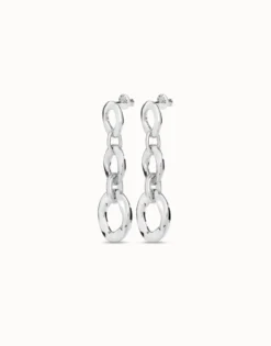 Drop earrings with 3 links