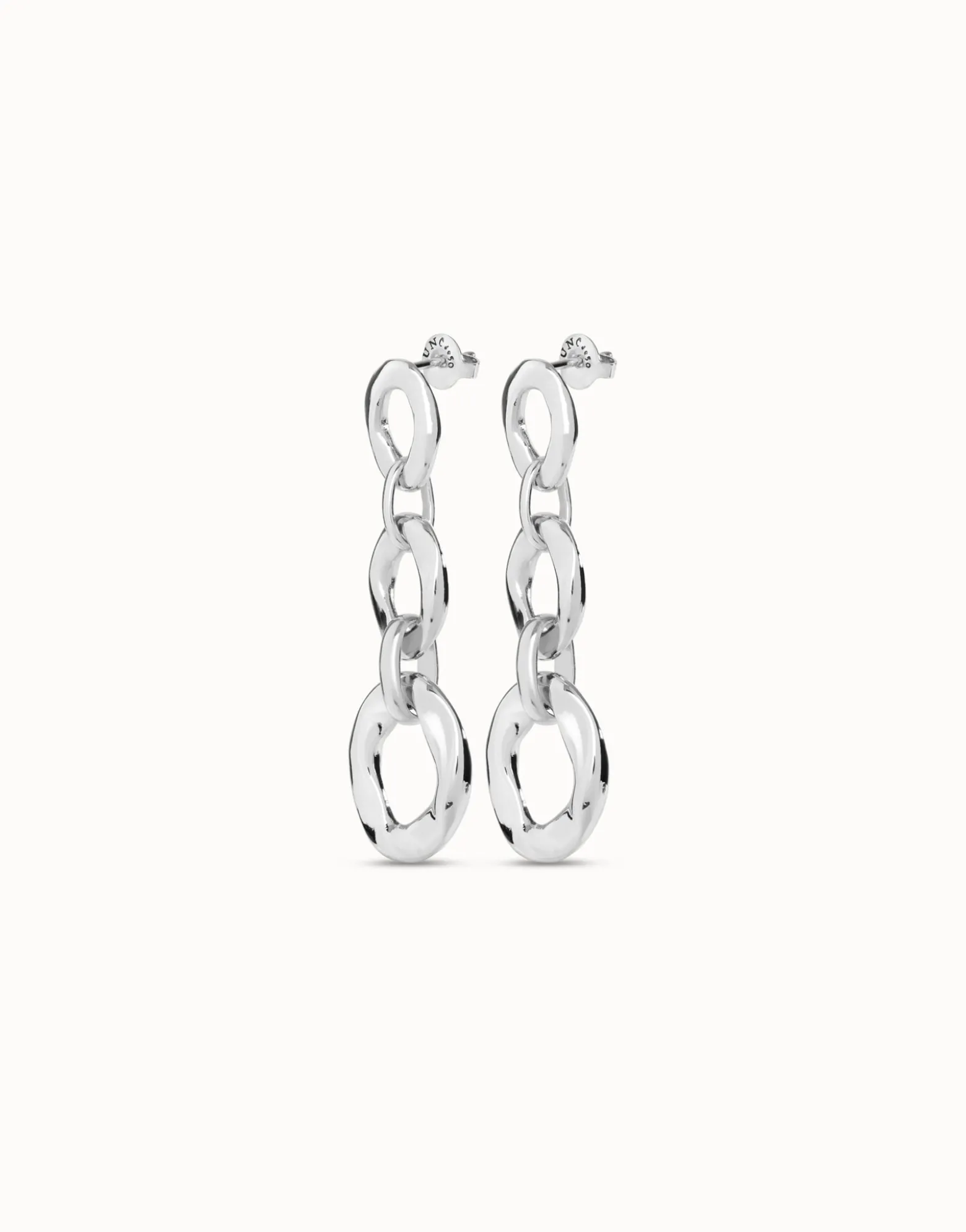 Drop earrings with 3 links