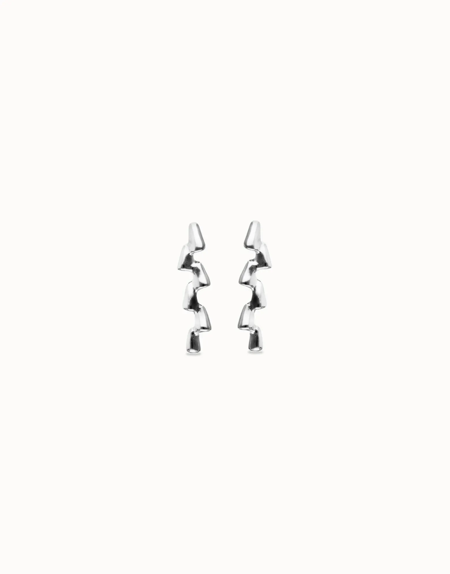 Elongated zigzag earrings