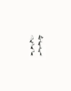 Elongated zigzag earrings