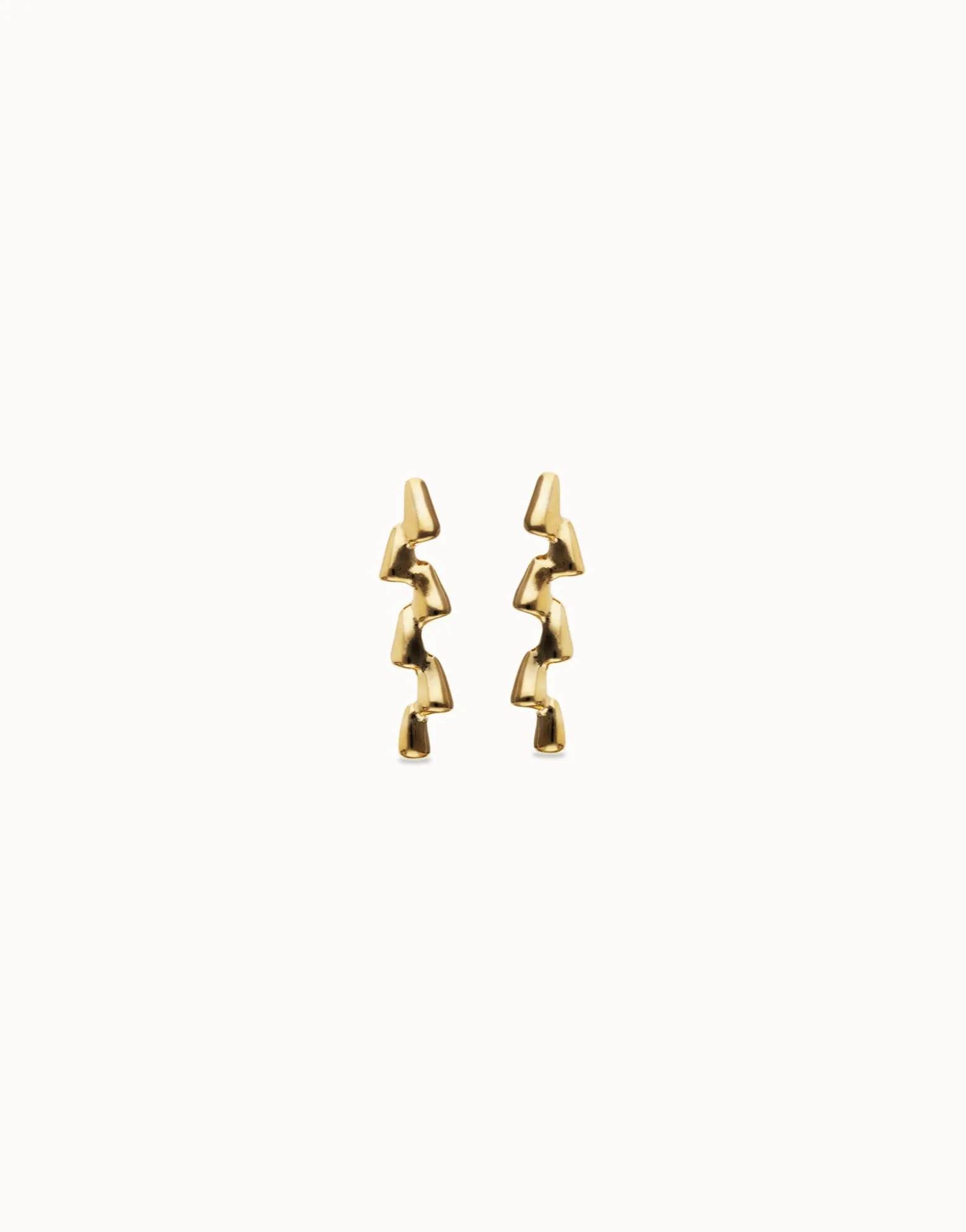 Elongated zigzag earrings