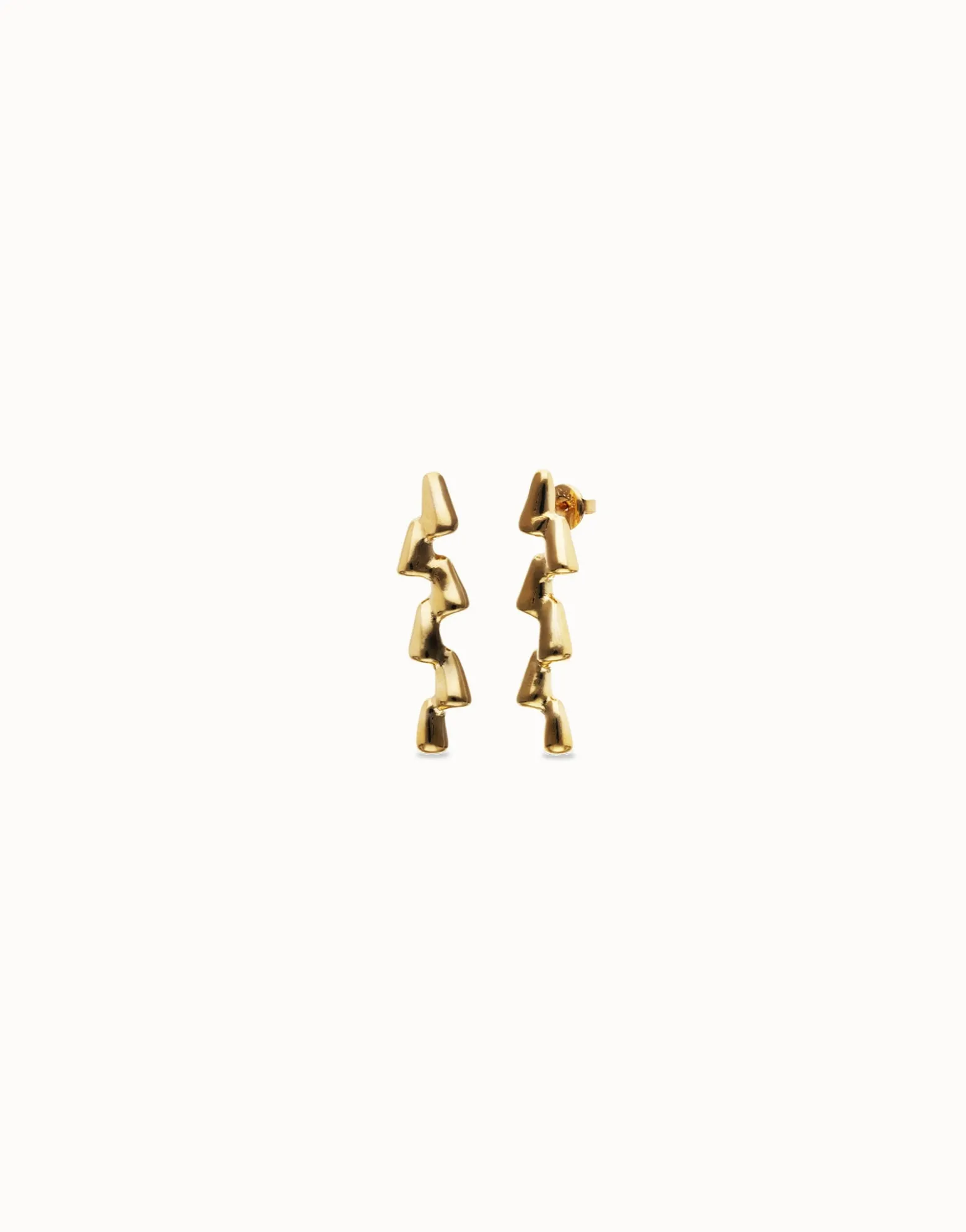 Elongated zigzag earrings