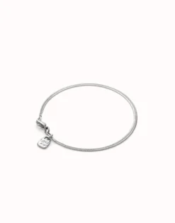 Flat snake chain bracelet