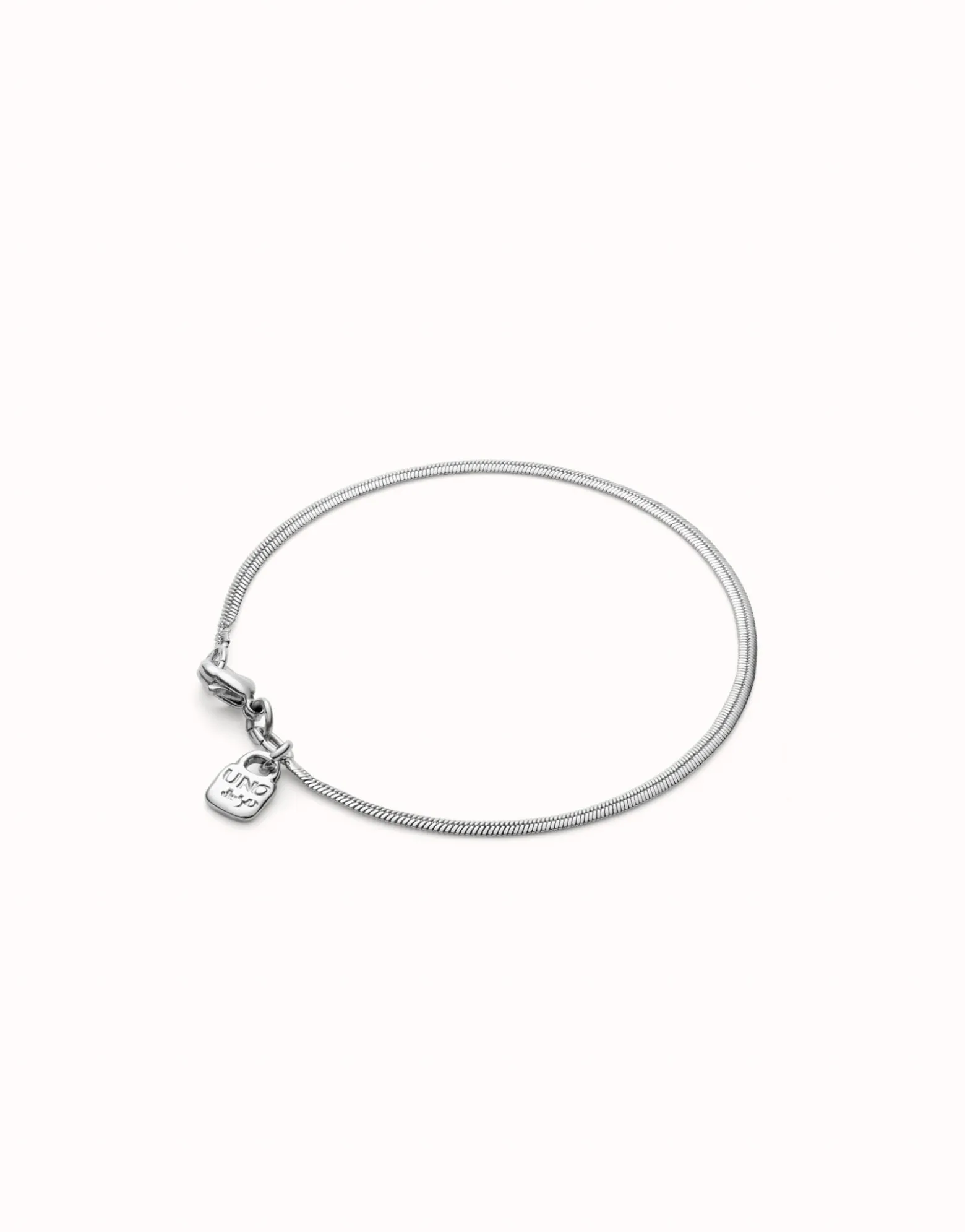 Flat snake chain bracelet
