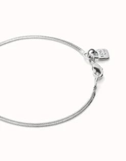 Flat snake chain bracelet