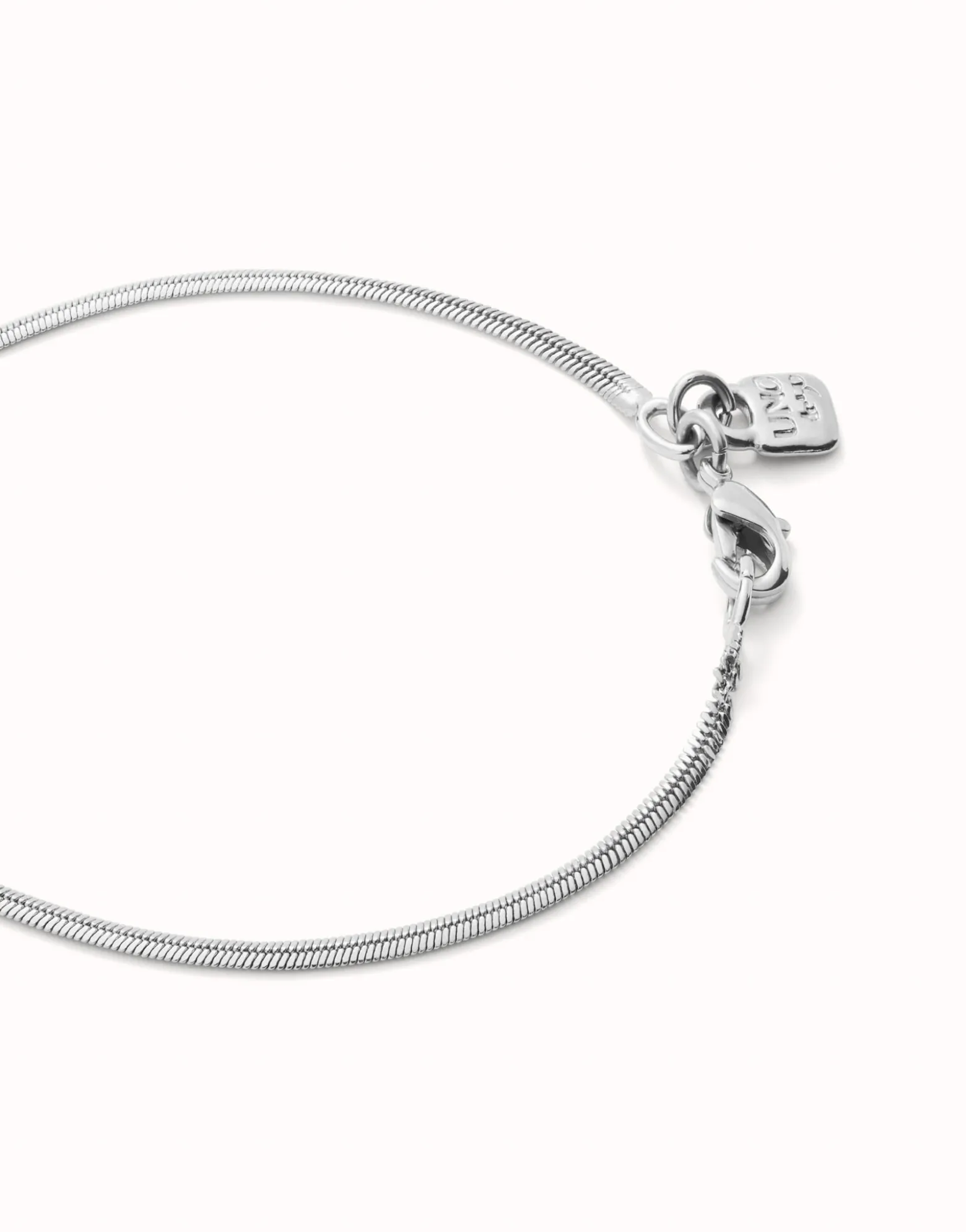 Flat snake chain bracelet