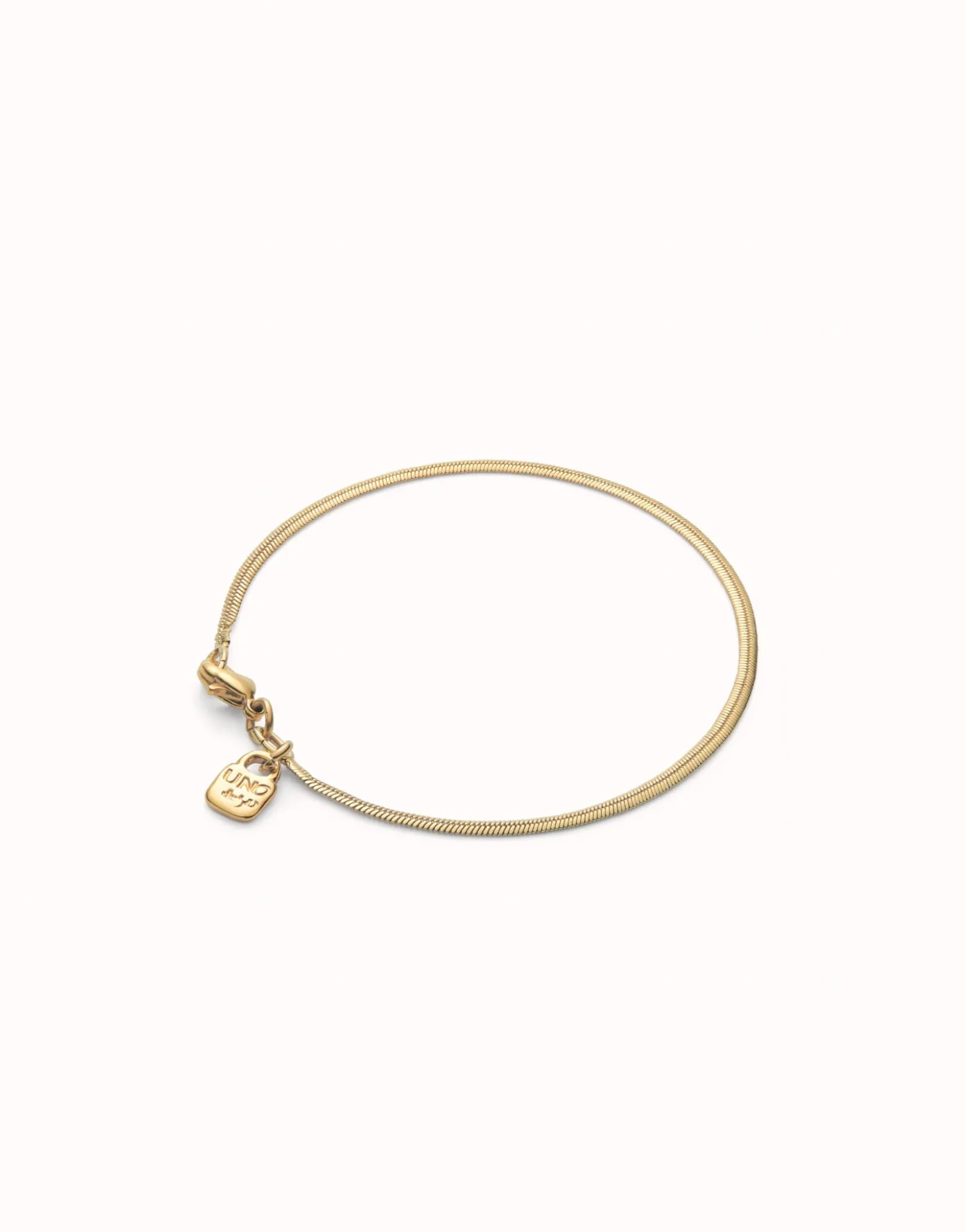 Flat snake chain bracelet