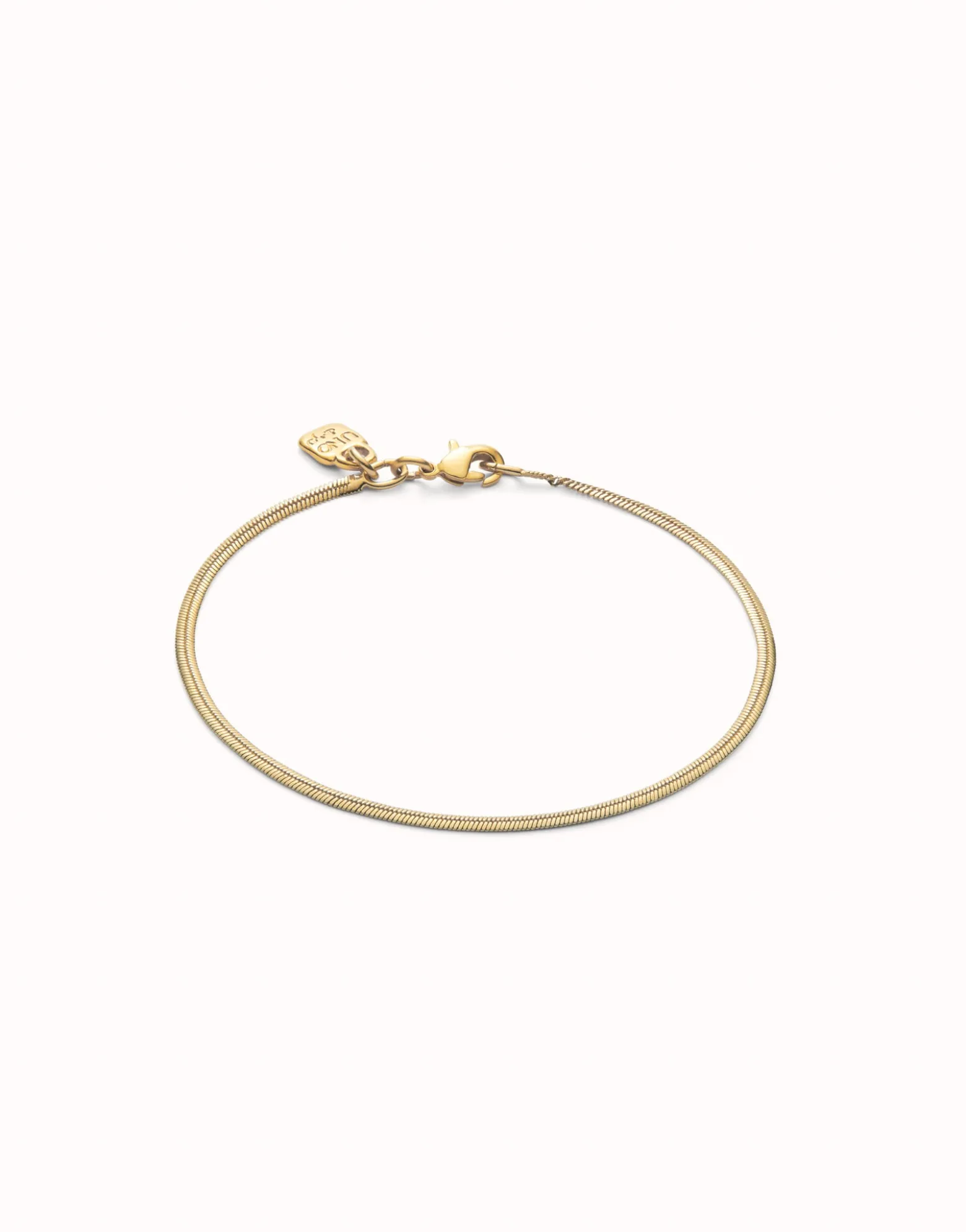 Flat snake chain bracelet