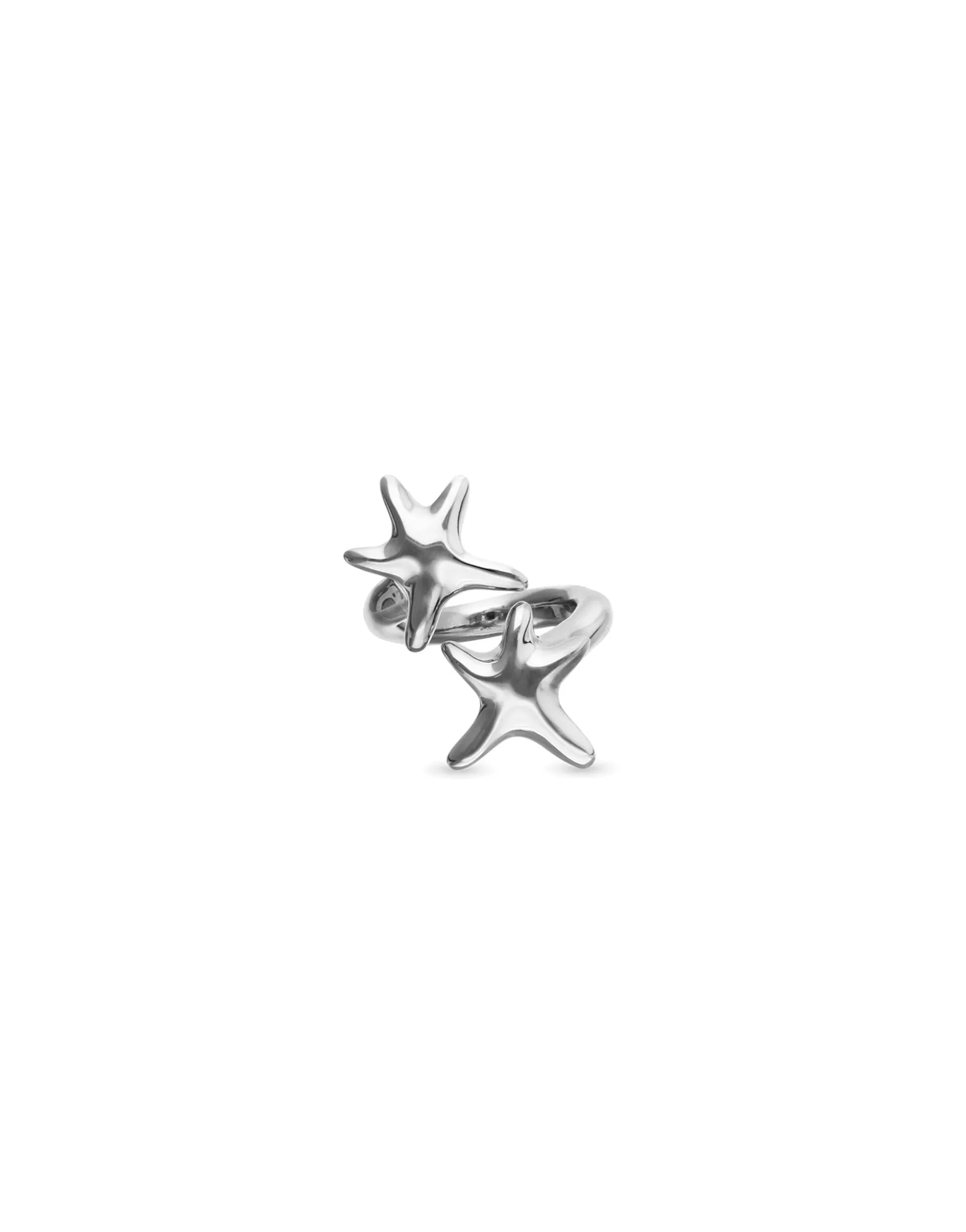 Intertwined starfish ring