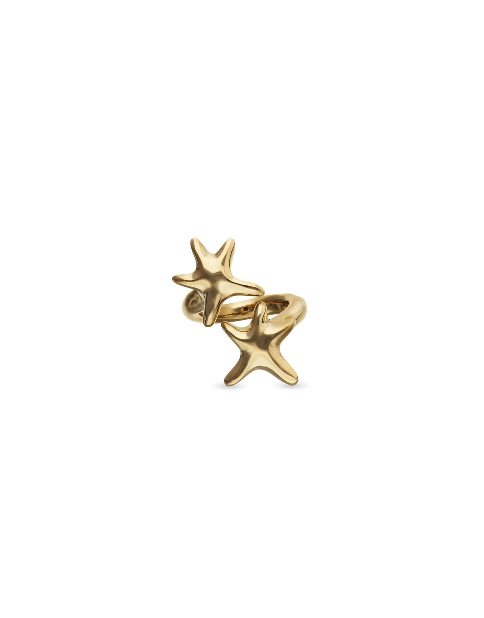 Intertwined starfish ring