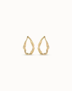 Large hoop earrings