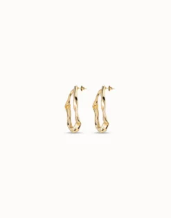 Large hoop earrings