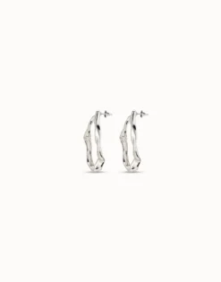 Large hoop earrings