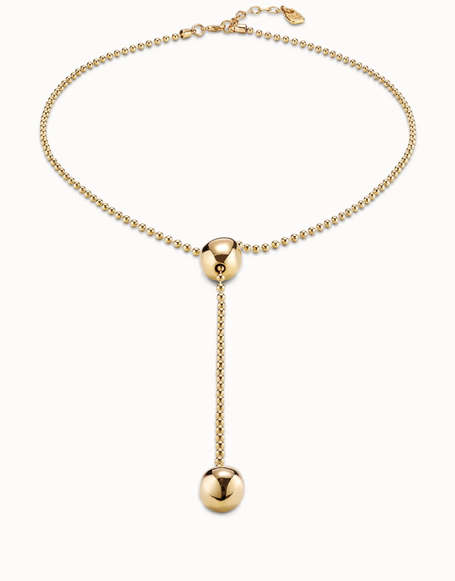 Long adjustable chain necklace